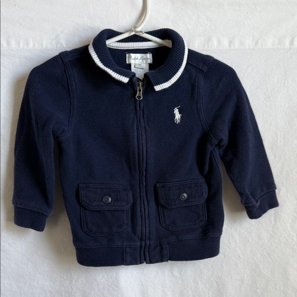 Ralph Lauren Navy Blue Kids Sweatshirt